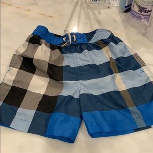 Boys Burberry Swim trunk size 5Y